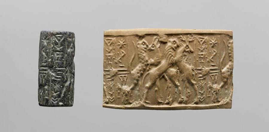 Sceau mésopotamien, dynastie archaïque (vers -2550)